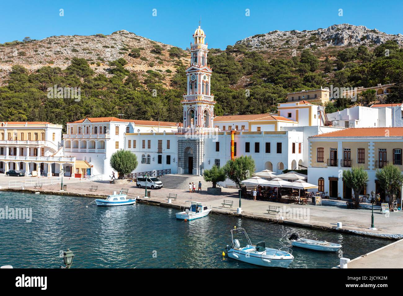 Monastero Di San Michele Arcangelo Di Panormitis Sacred Monastery of Saint Archangel Michael the Panormitis. Symi island