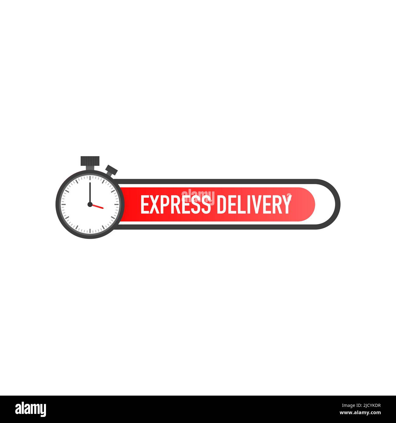Express delivery icon for apps and website. Delivery concept. Vector illustration. Flat design. Stock Vector