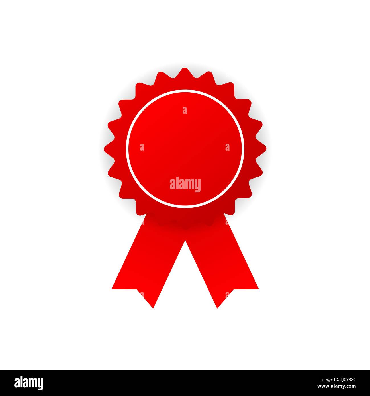 Approved or Certified Medal Icon. Stock Vector