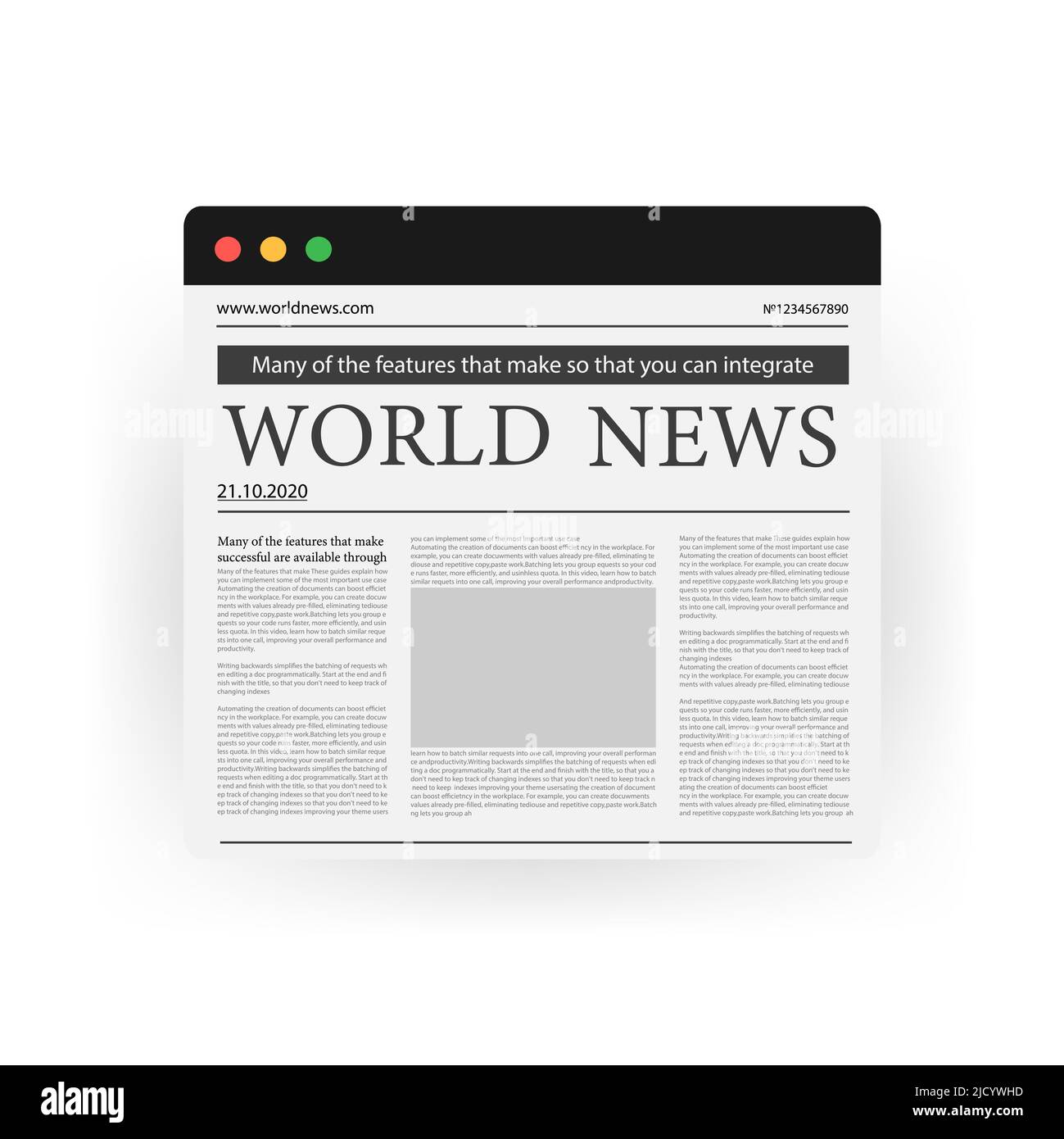 Graph Chart Newspaper Stock Vector Images Alamy