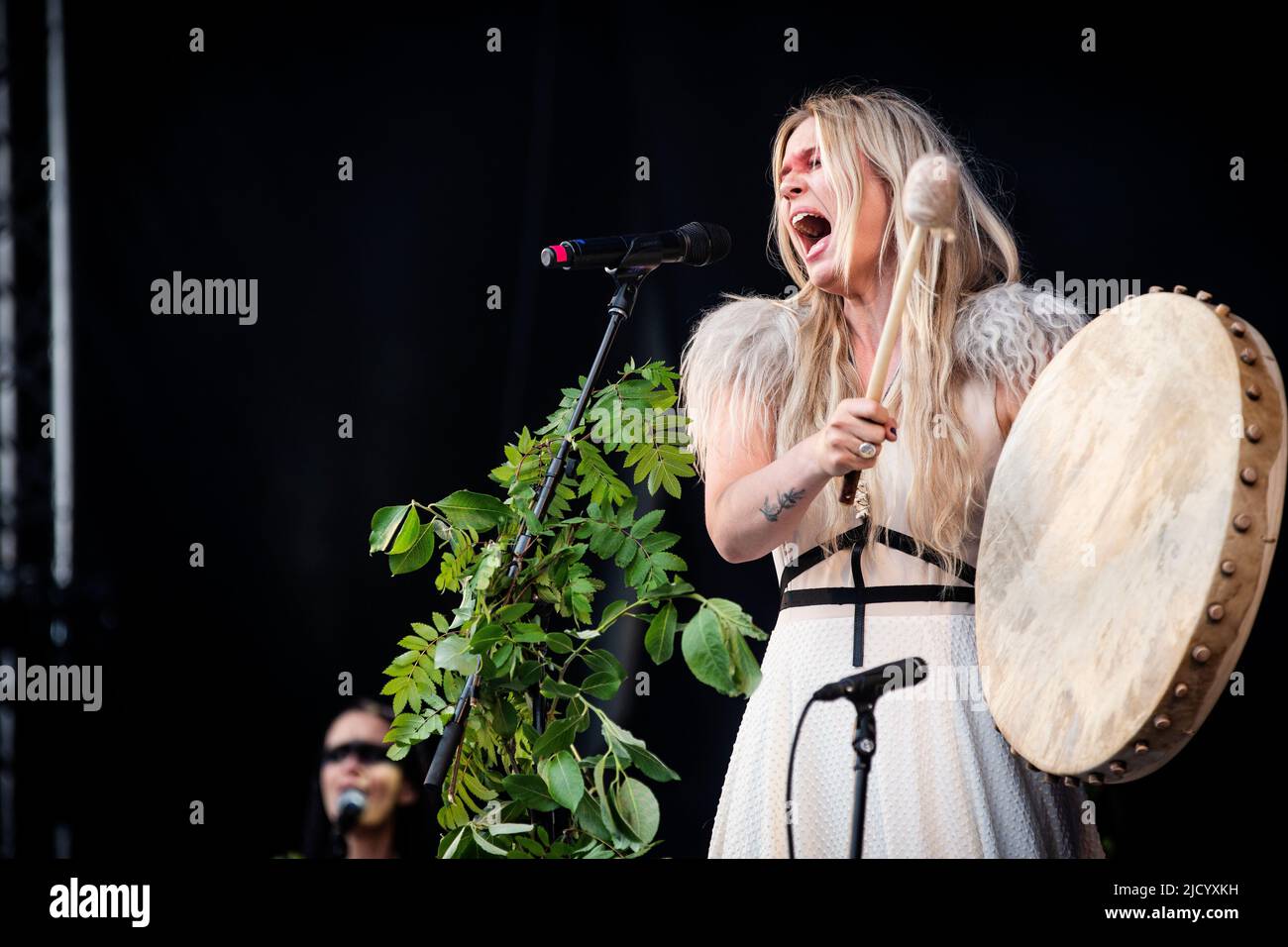 Copenhell Woman Copenhagen, Denmark. 16th June, 2022. The Danish one-woman black metal ...