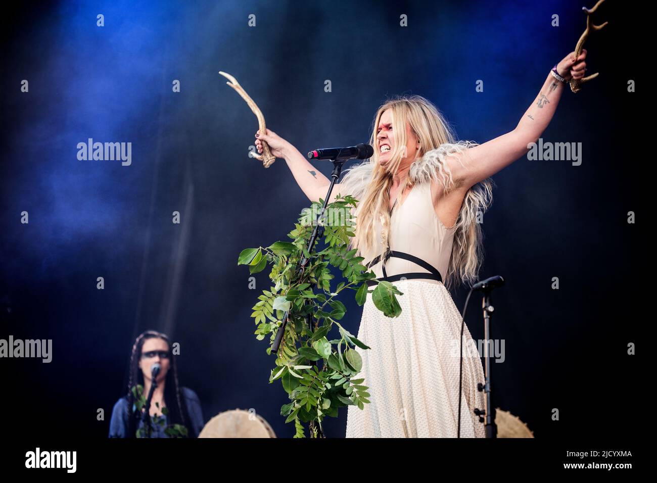 Copenhell Woman Copenhagen, Denmark. 16th June, 2022. The Danish one-woman black metal ...