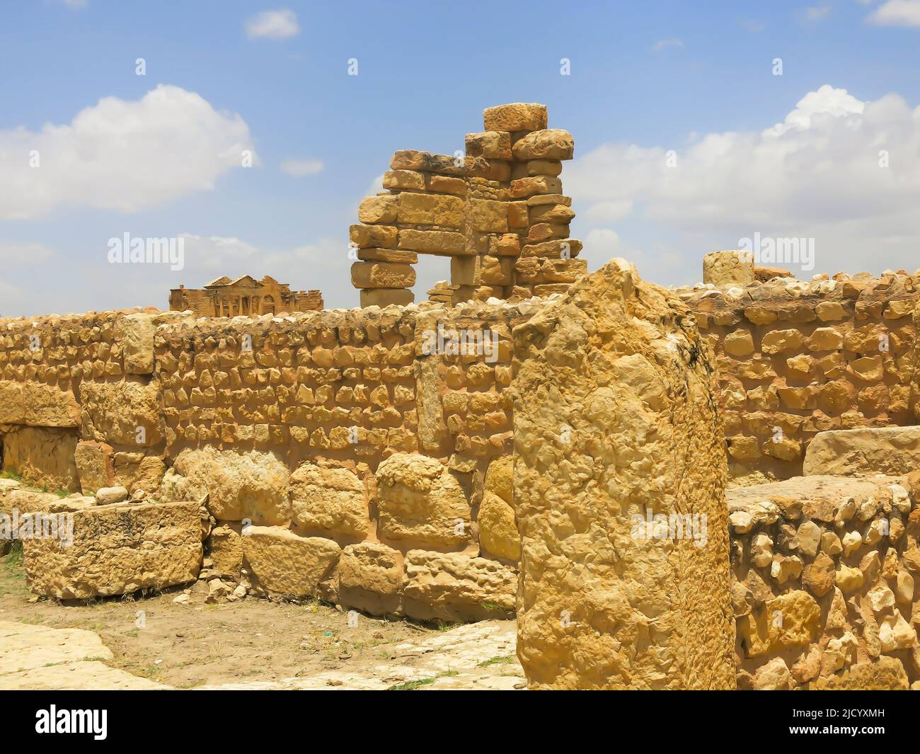 Partial View - Ruins of Sbeitla Stock Photo