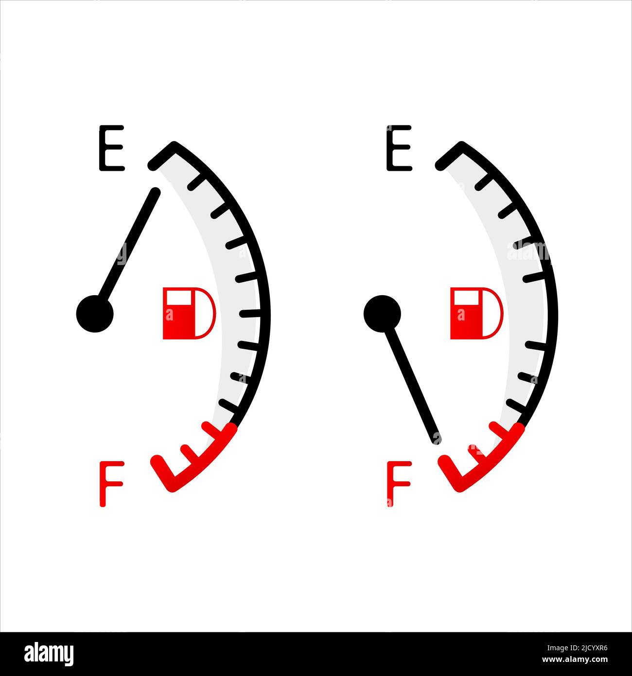 Fuel gauge. Full tank. Flat design. Vector illustration Stock Vector Image & Art Alamy