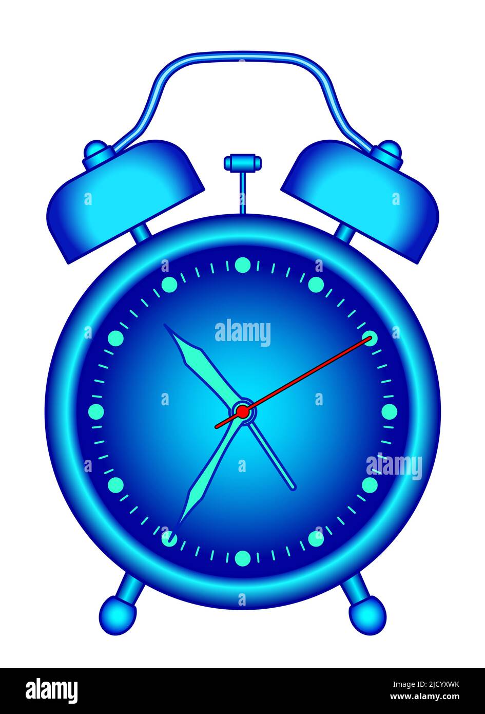Illustration of an alarm clock Stock Vector Image & Art Alamy