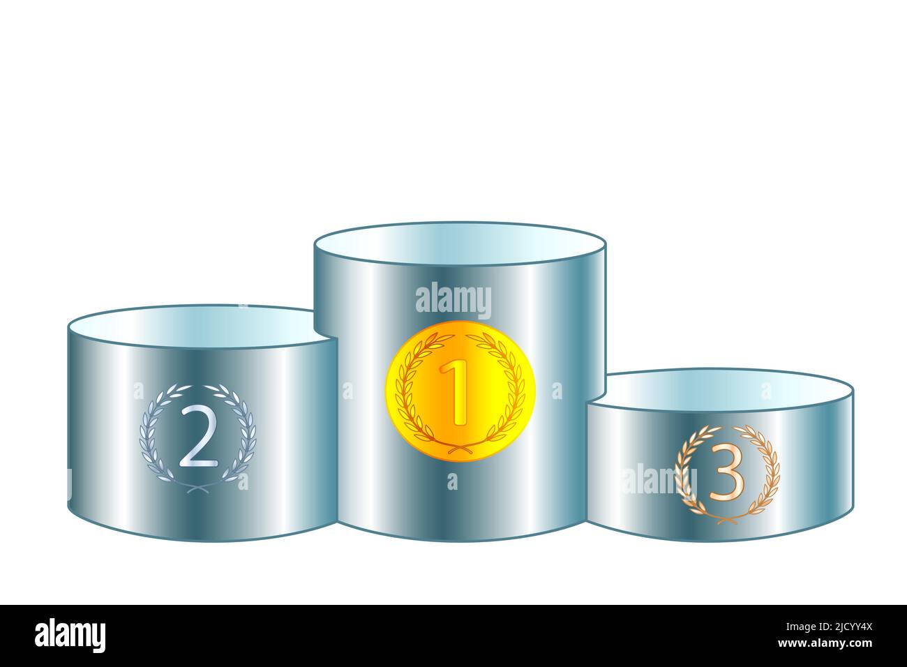 Illustration of the medals stand sports awards Stock Vector Image & Art ...