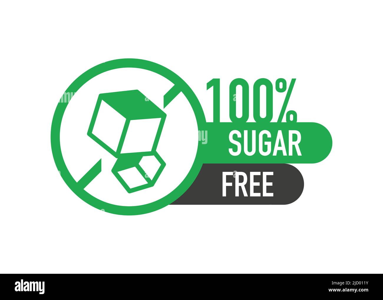 Flat icon with lactose gluten gmo sugar free. Organic signs. Vector illustration. Stock Vector