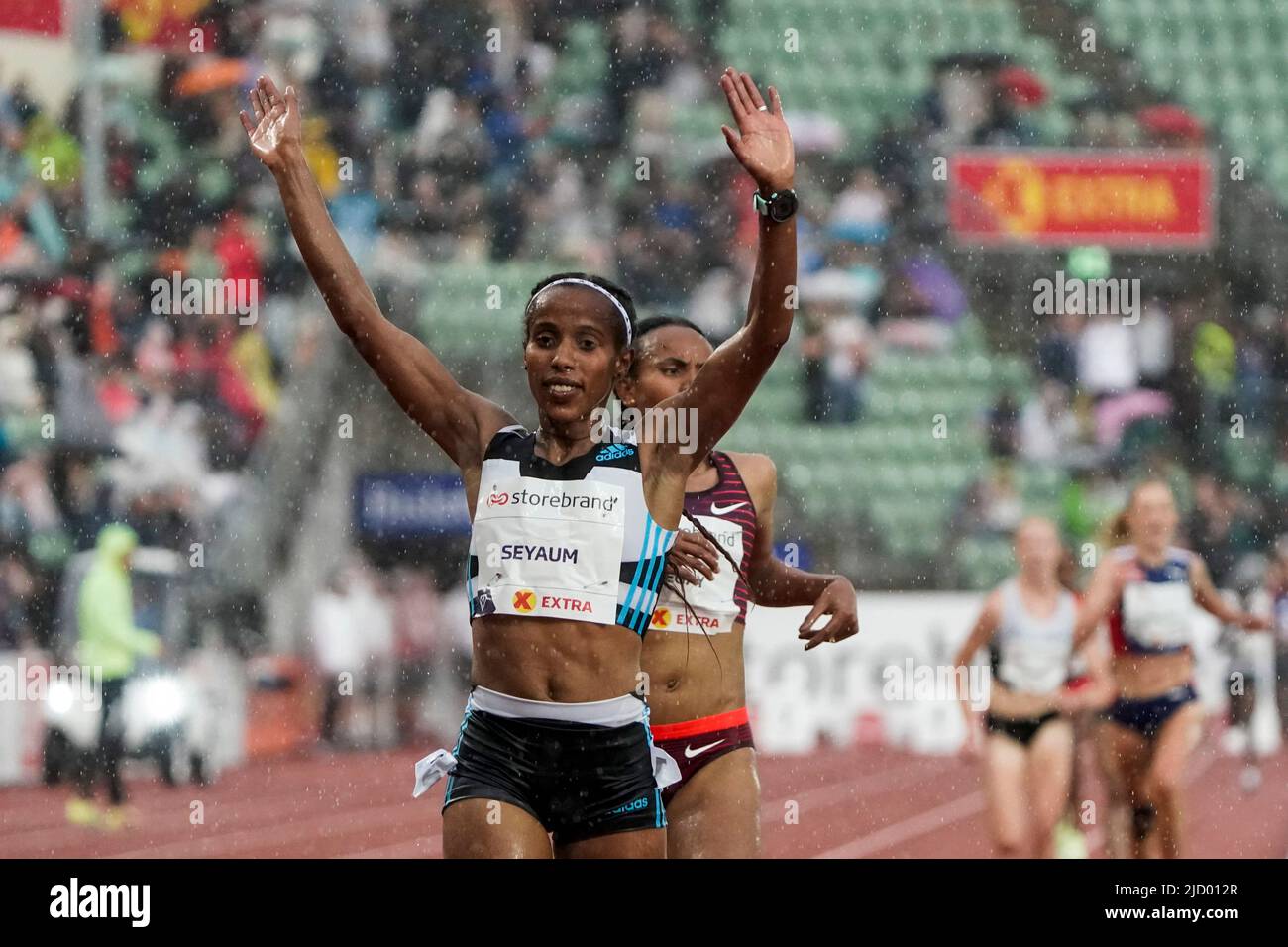 Oslo 20220616dawit Seyaum From Ethiopia Competes In The 5000m Women During The Diamond League Bislett Games 2022 Photo Stian Lysberg Solum Ntb 2JD012R 