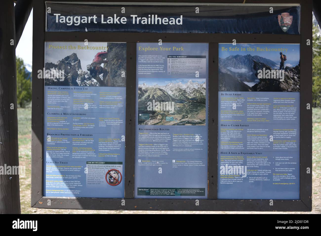 Grand Teton National Park, WY. U.S.A. 5/21-2022. The Grand Teton, is