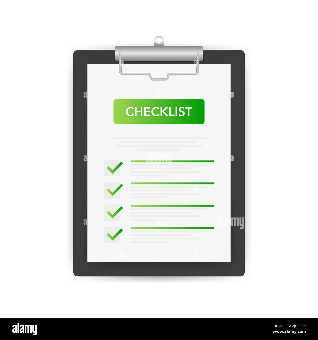 Check List tablet on white background. Ok sign. Vector illustration. Stock Vector