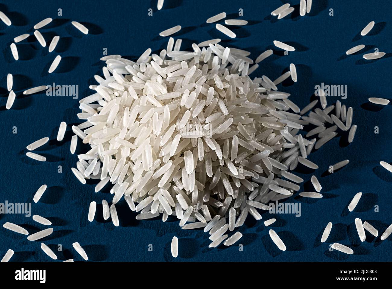 Heap pile of basmati rice seed seeds grains Stock Photo Alamy