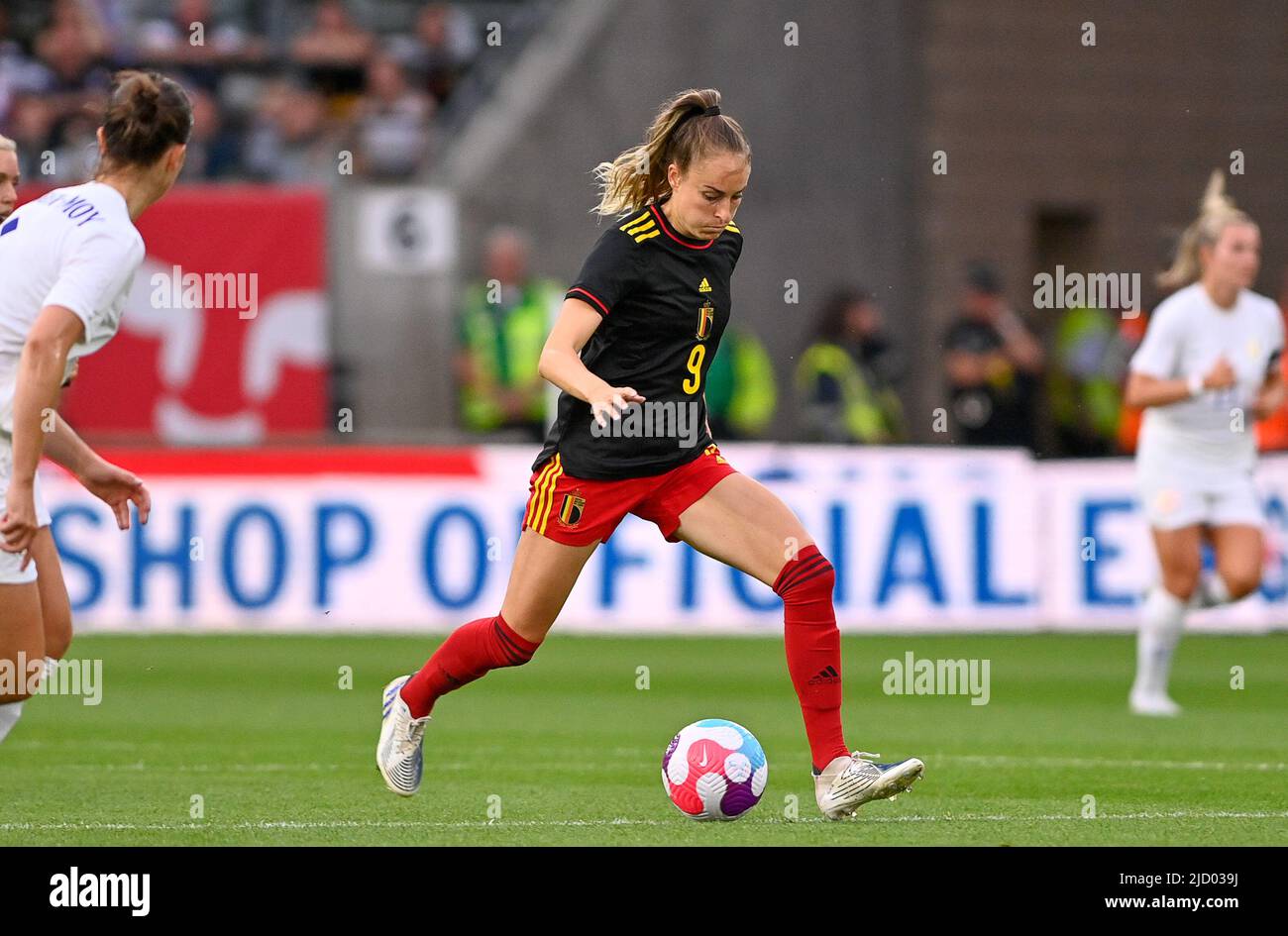 Belgium's Tessa Wullaert pictured in action during the friendly match