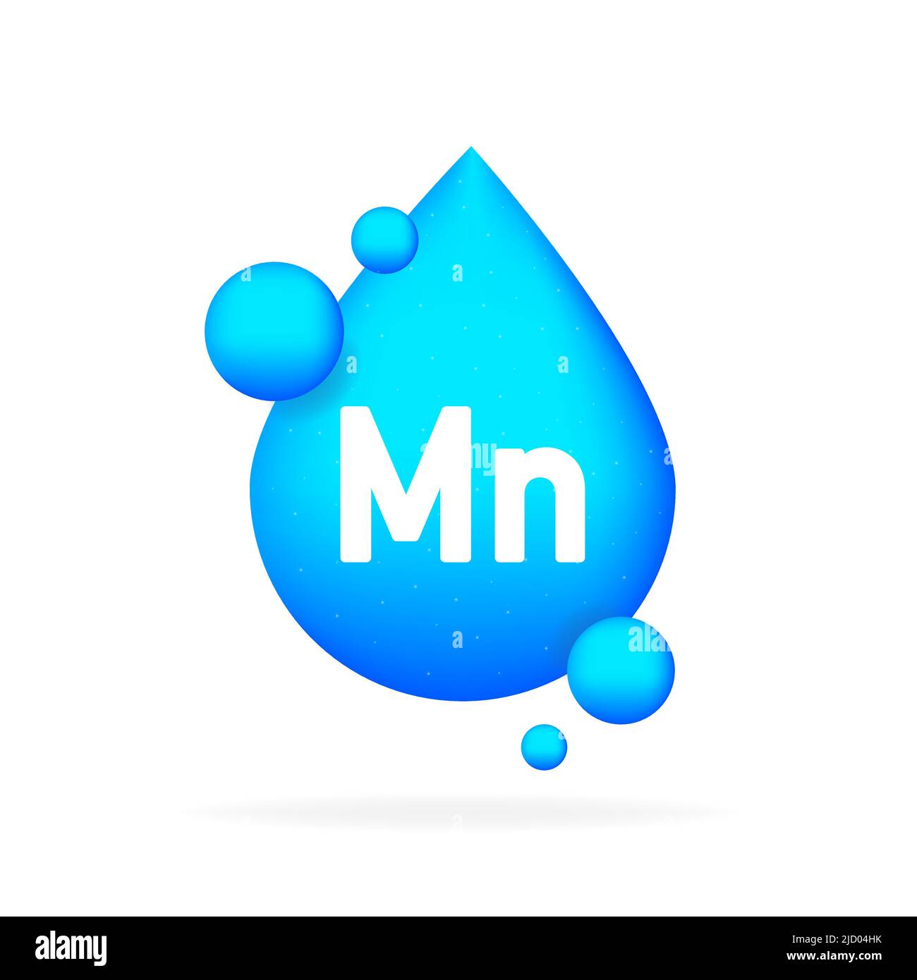 Mineral Mn blue shining pill capsule icon Stock Vector