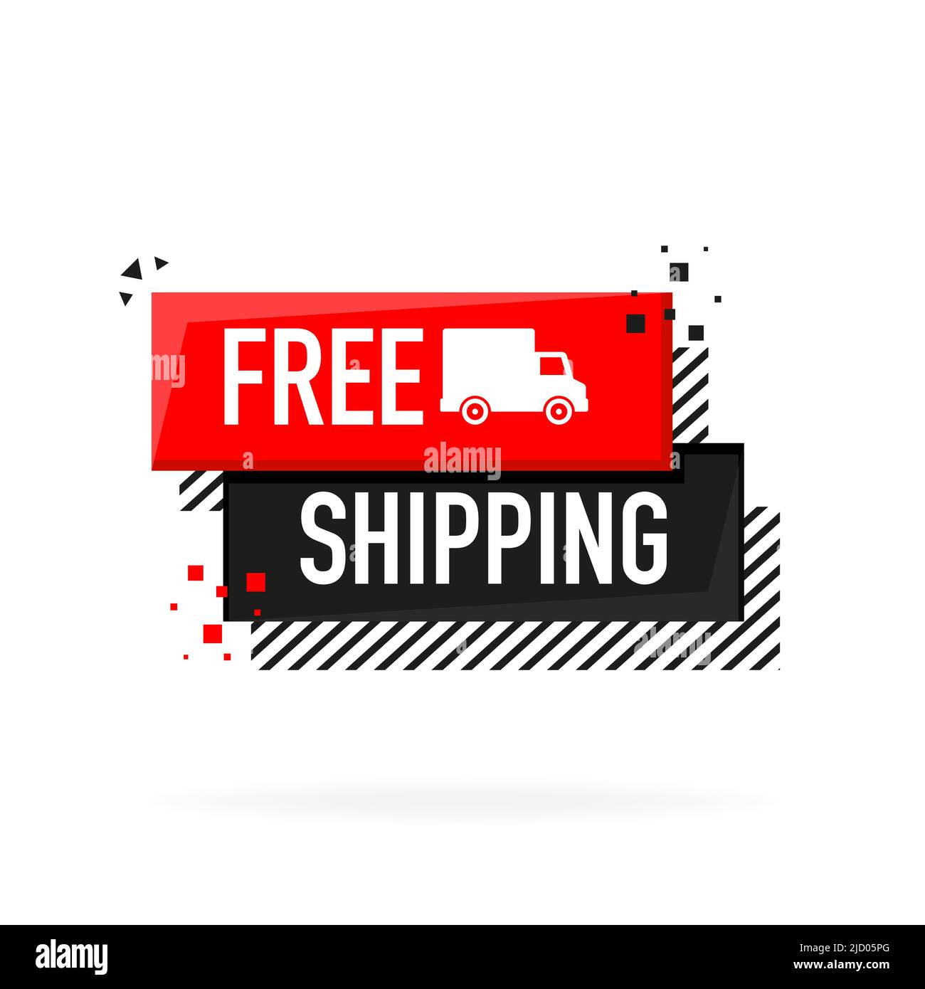 Free home delivery banner Cut Out Stock Images & Pictures - Page 2 - Alamy