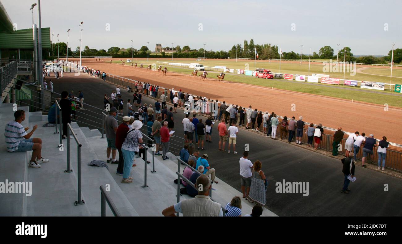 A day at the races Stock Photo Alamy