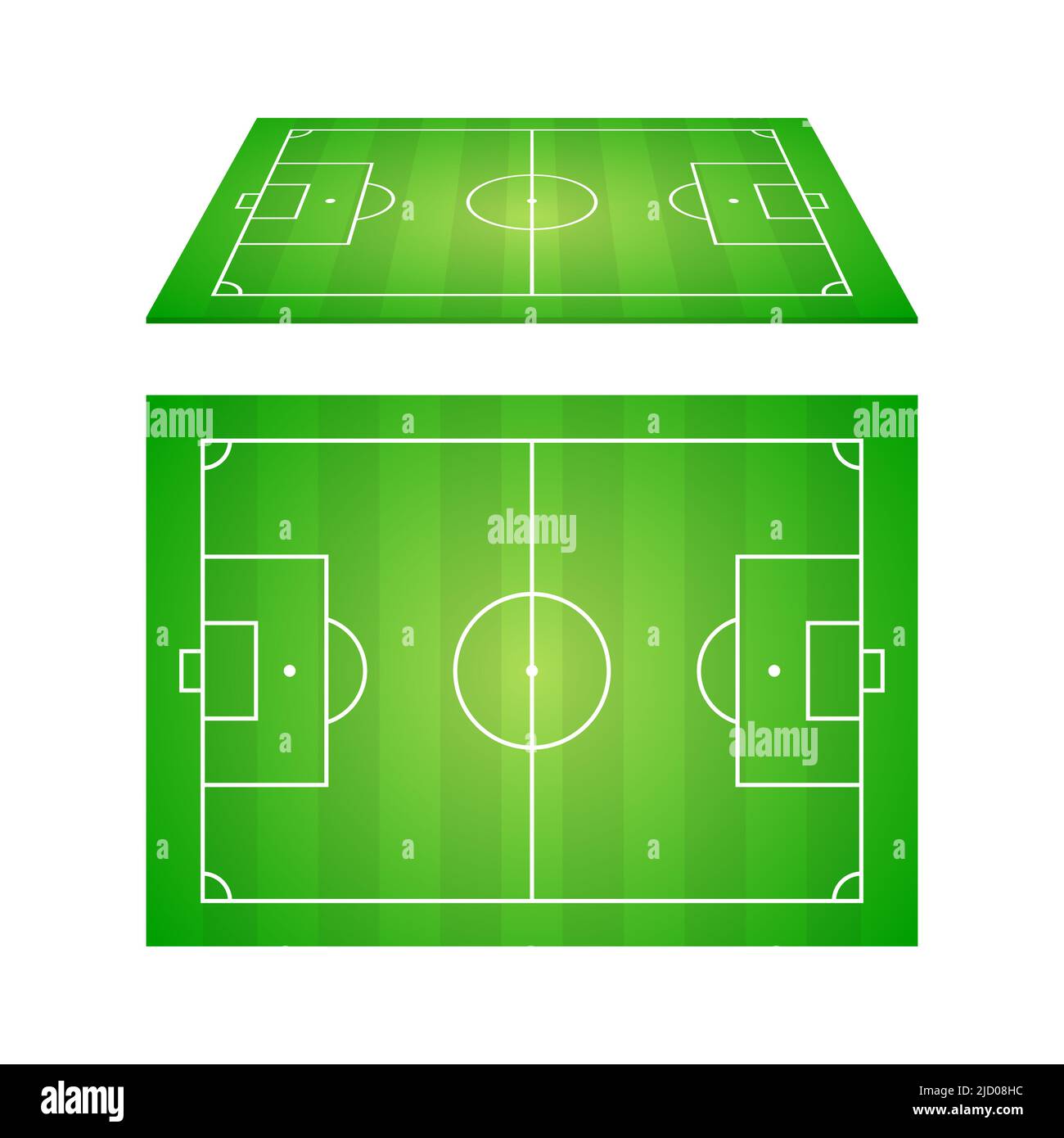 Soccer, European football. Vector illustration. Stock Vector