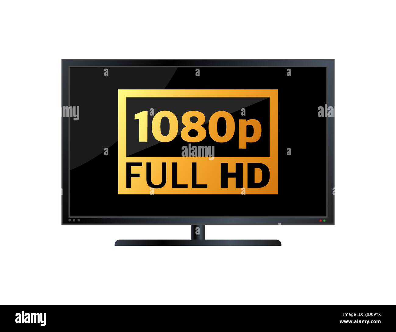 4k ultrahd , 2k quadhd , 1080 fullhd and 720 hd dimensions of video. Stock Vector