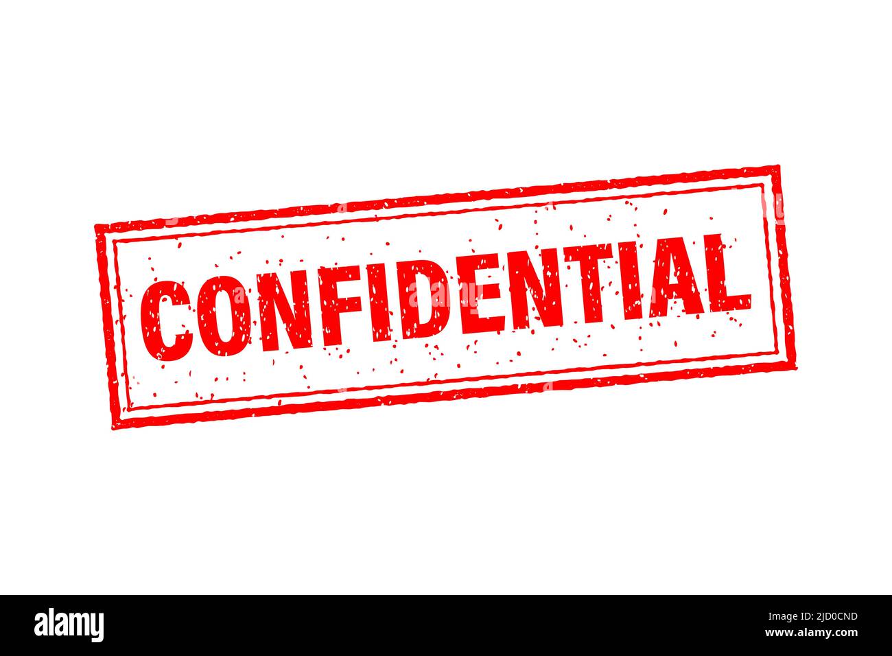 Confidential on red background. Padlock icon. Vintage confidential, great design for any purposes. Stock Vector