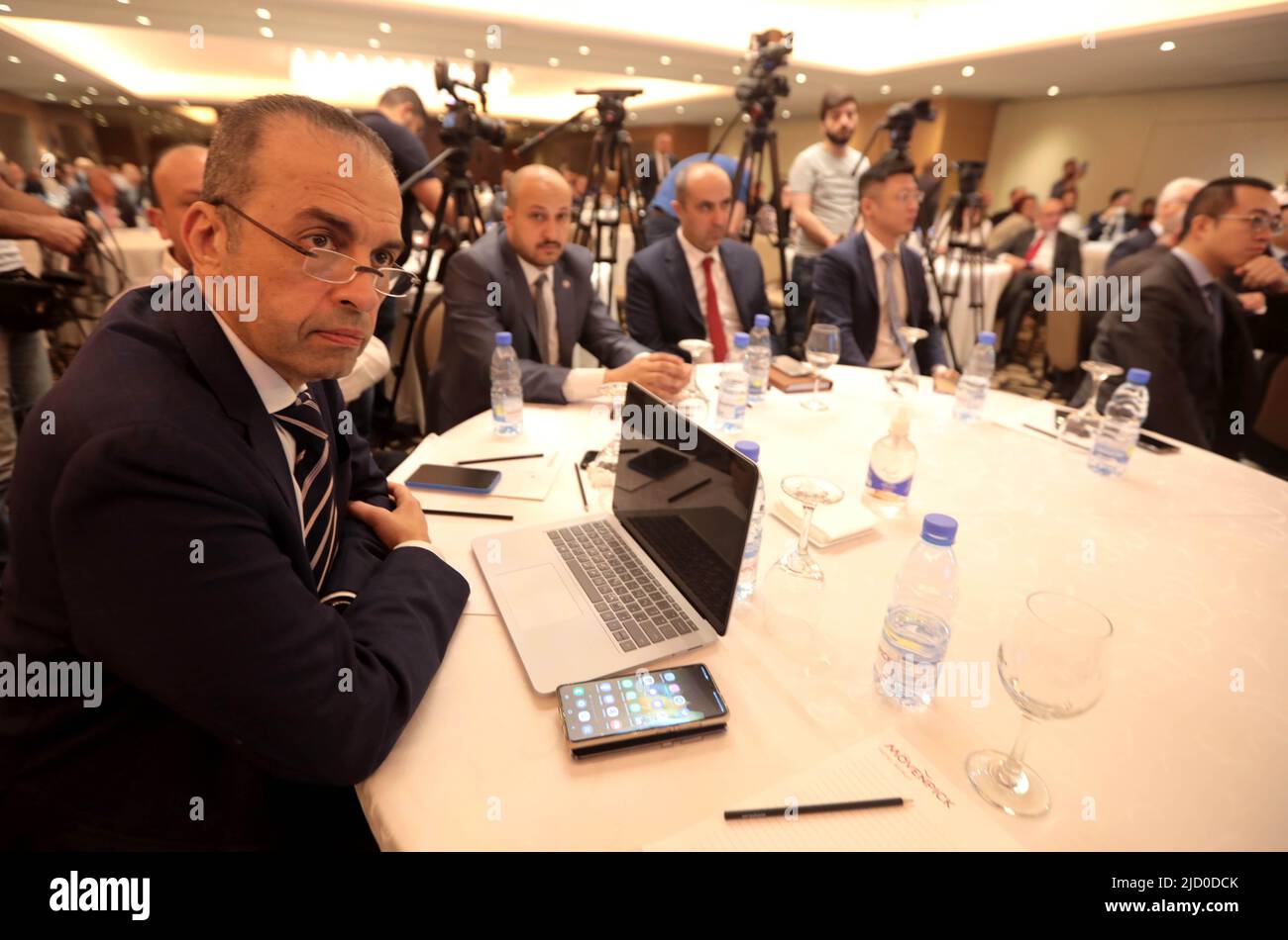 Beirut, Lebanon. 16th June, 2022. Chairman of the Arab