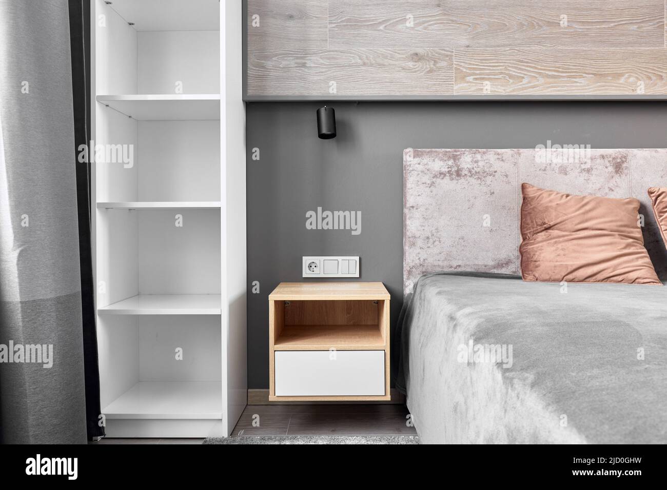 Fragments of a one-room apartment for long-term rent Stock Photo - Alamy