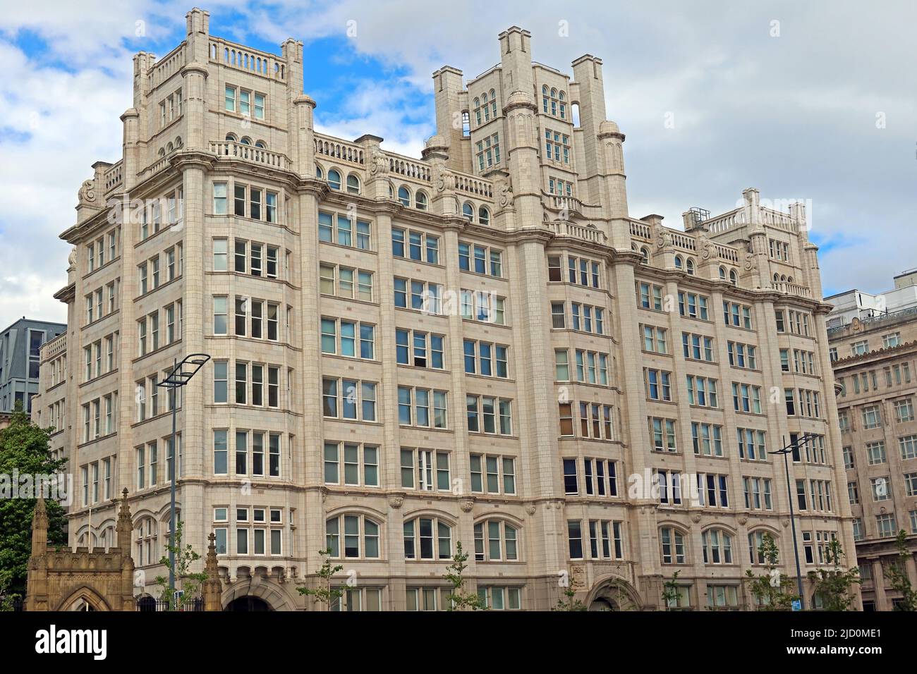 The Liverpool Tower Buildings 1908, at 3 Tower Gardens, Liverpool, Merseyside, England, UK, L3 1LG Stock Photo