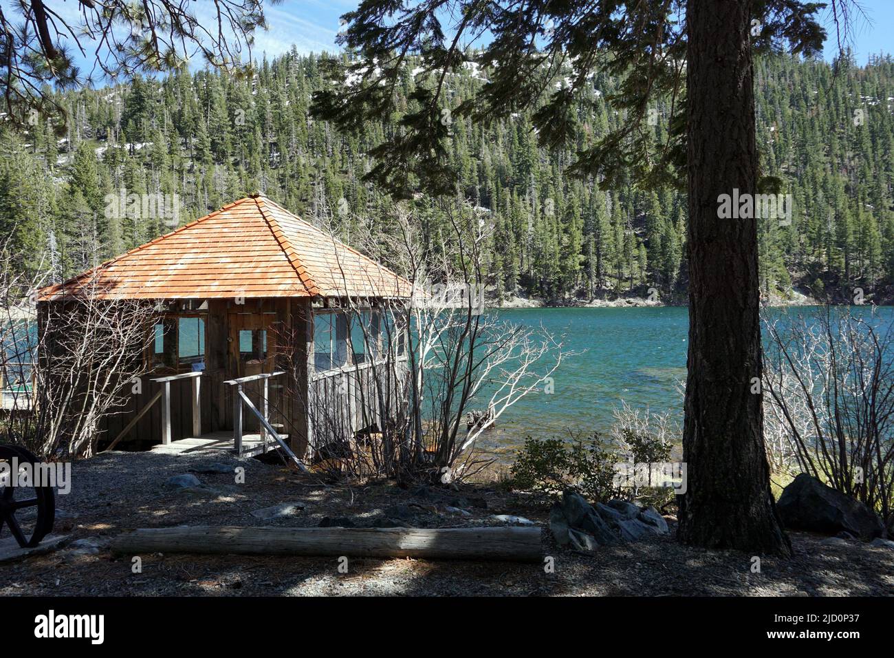 Sardine Lake, Tahoe National Forest, California Stock Photo