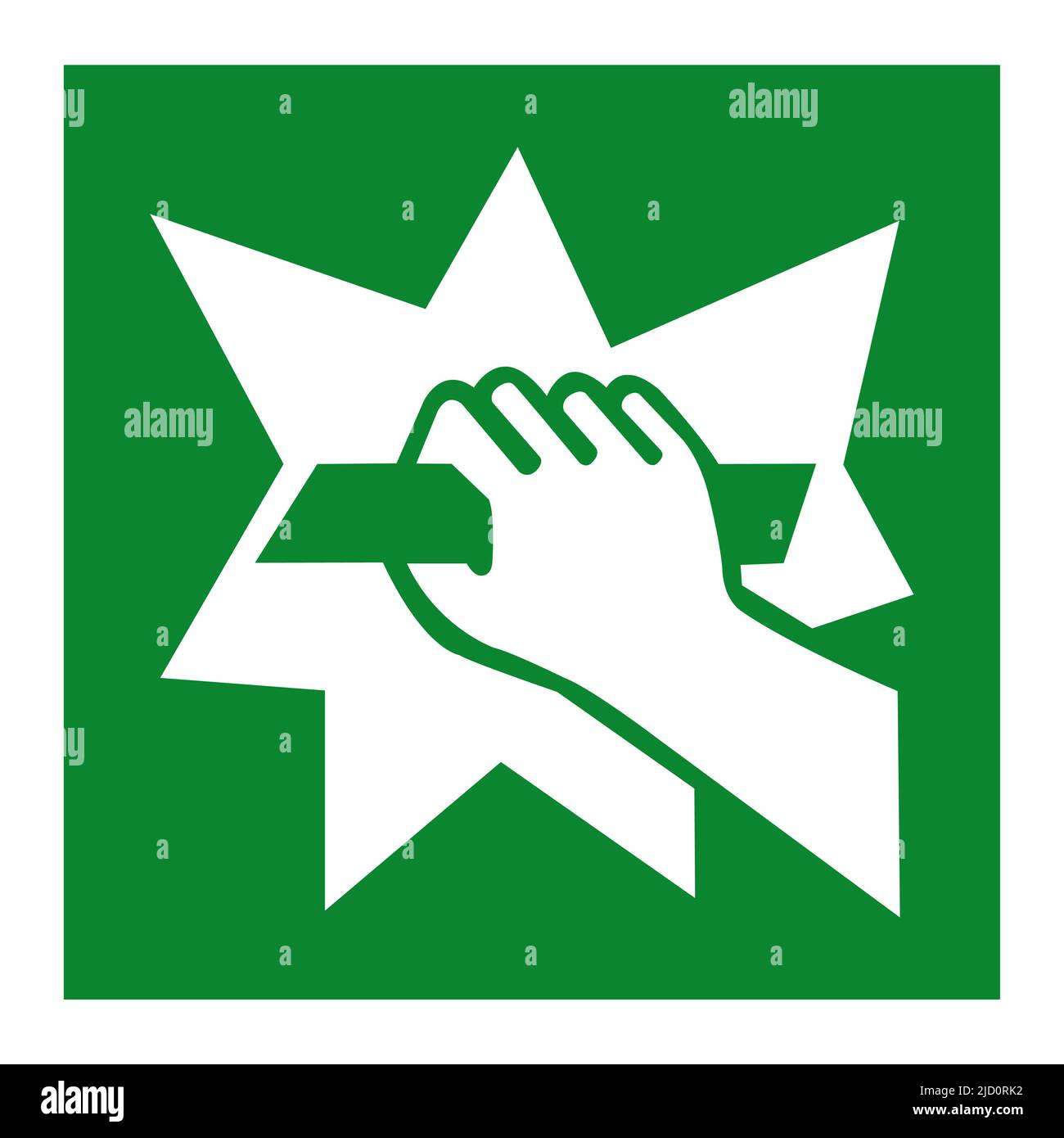 Break To Obtain Access Symbol Isolate On White Background,Vector Illustration EPS.10 Stock Vector