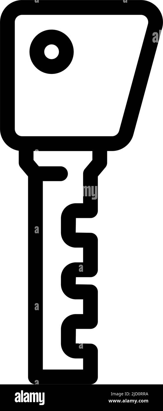ancient key line icon vector illustration Stock Vector Image & Art - Alamy