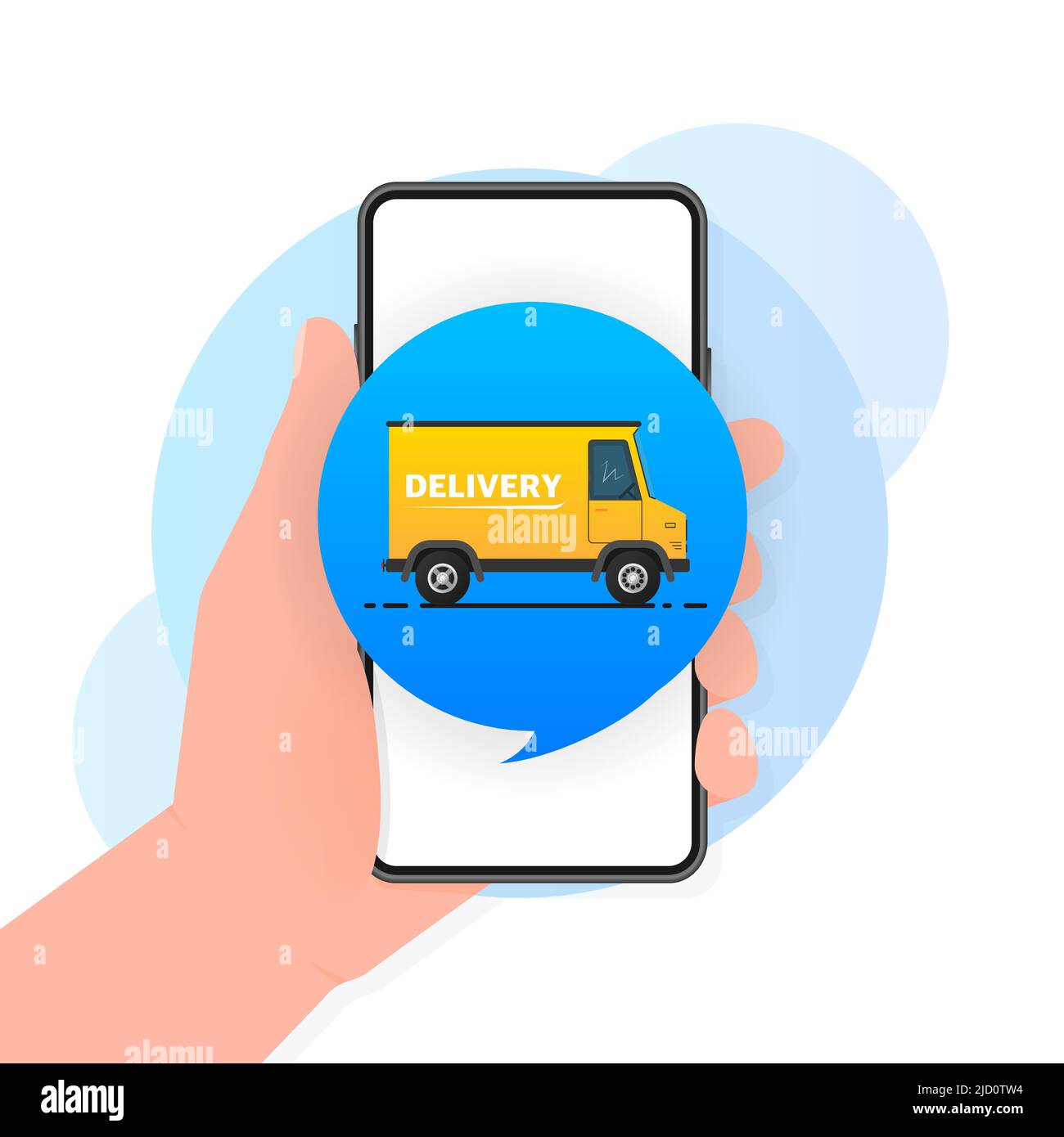 Express delivery service badge. Fast time delivery order with stopwatch