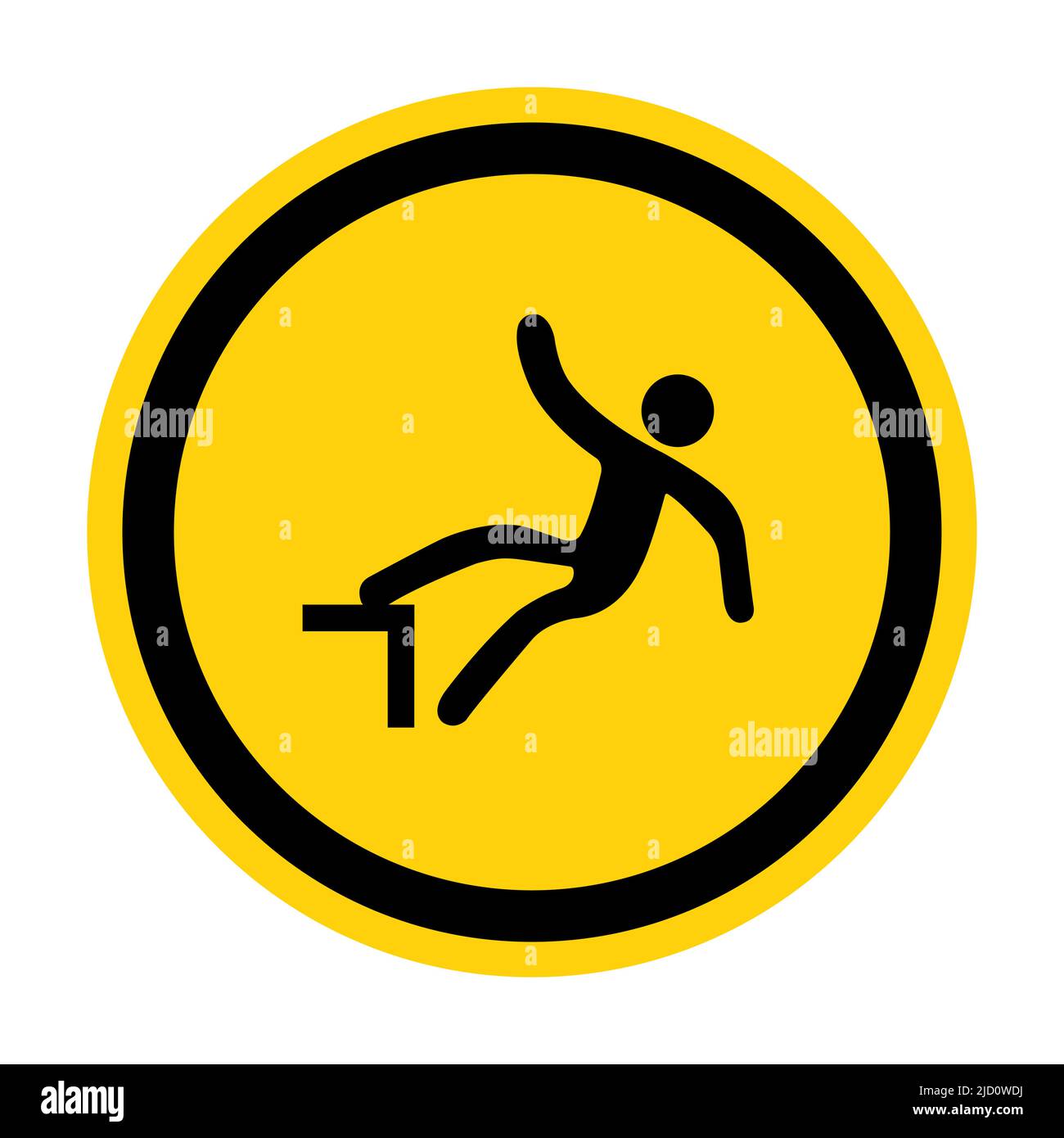 Beware Drop Symbol Sign Isolate On White Background,Vector Illustration Stock Vector