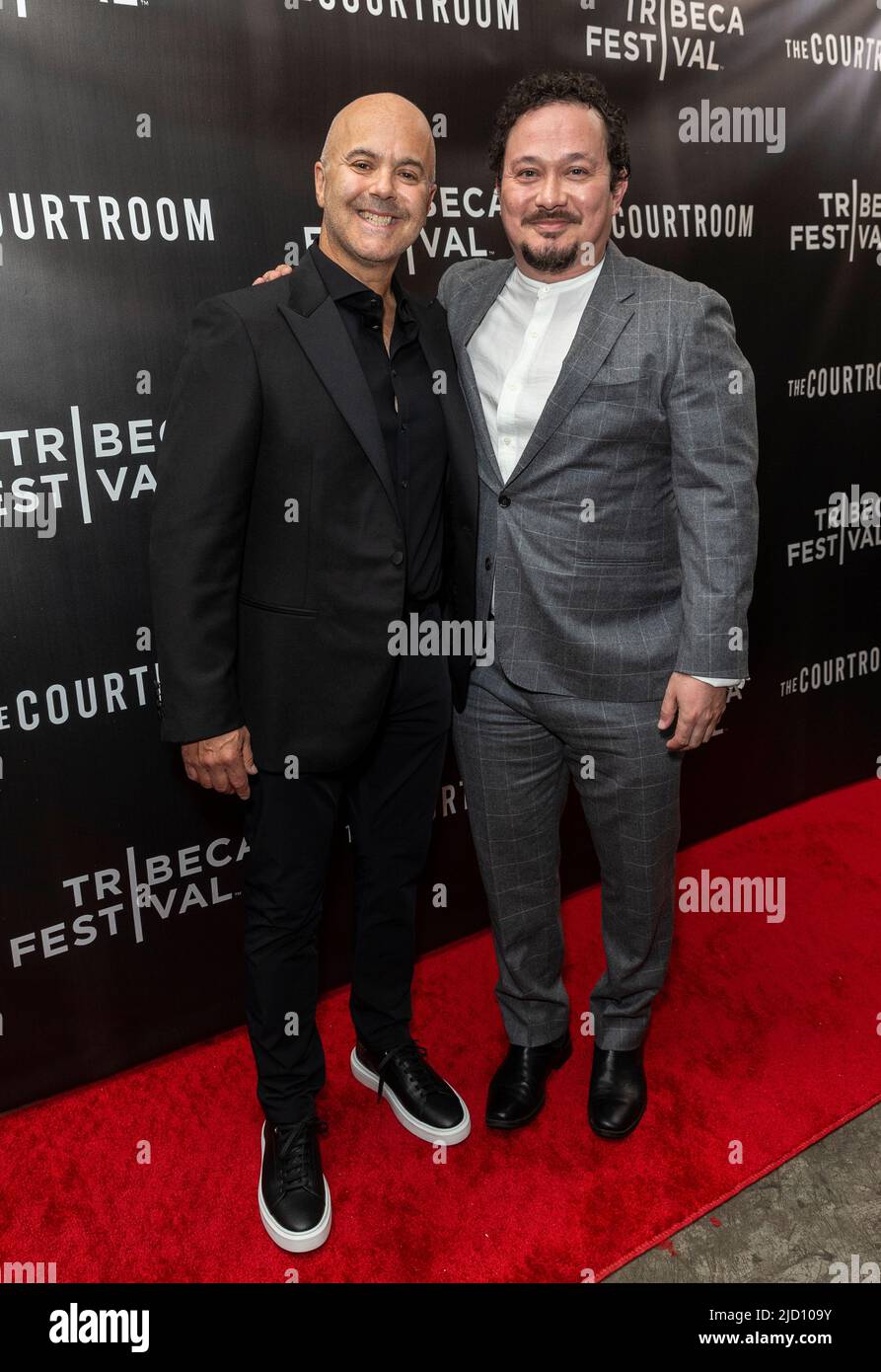 New York, NY June 16, 2022 Richard Hanus and Michael Braun attend