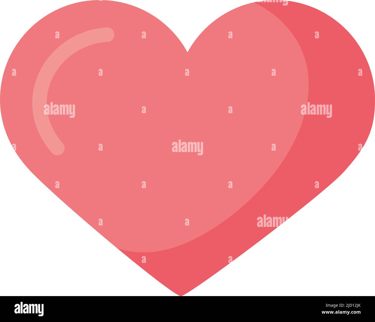 pink heart love isolated icon Stock Vector Image & Art - Alamy