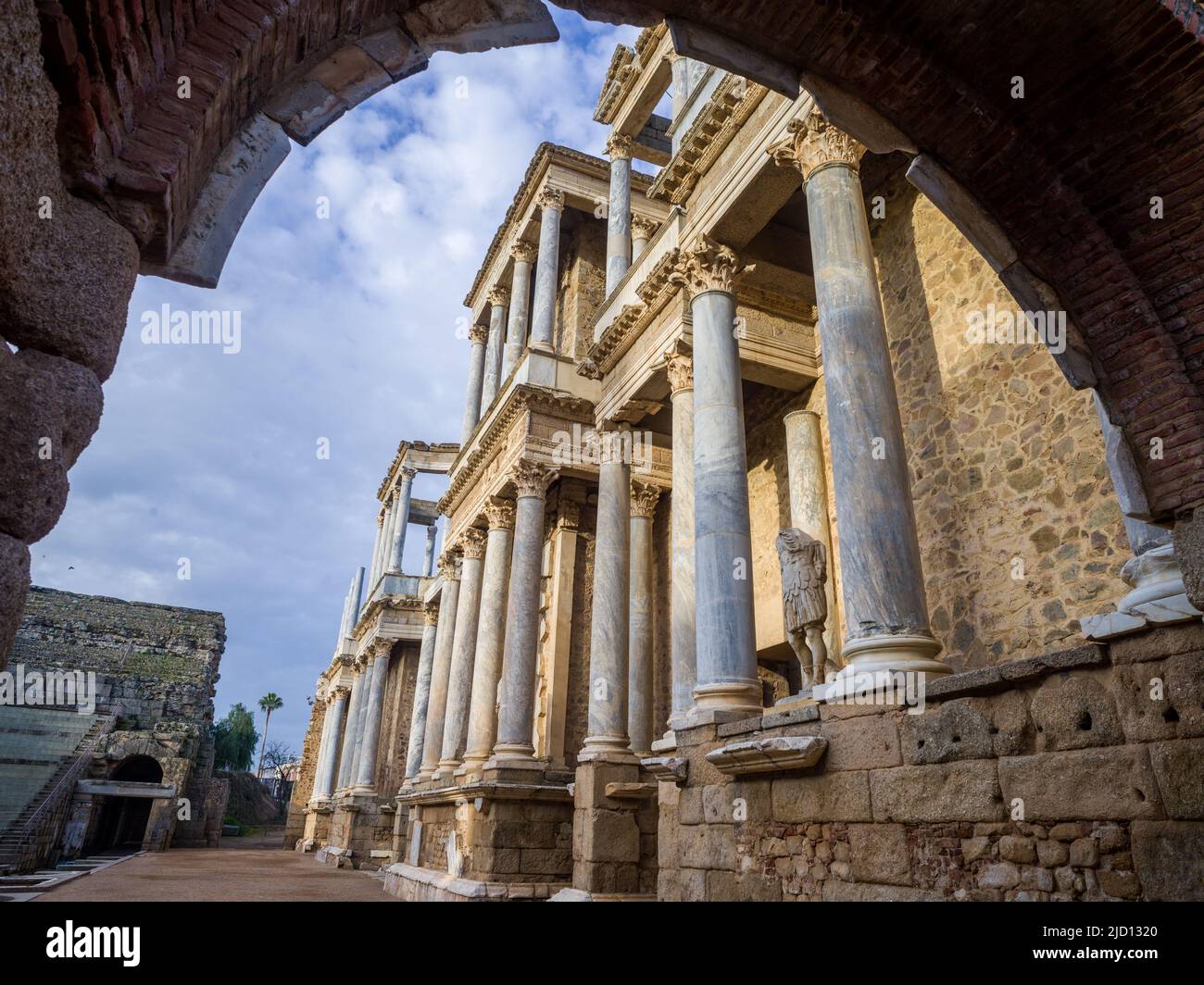 The Roman Theatre of Merida in Merida, Spain Stock Photo - Alamy