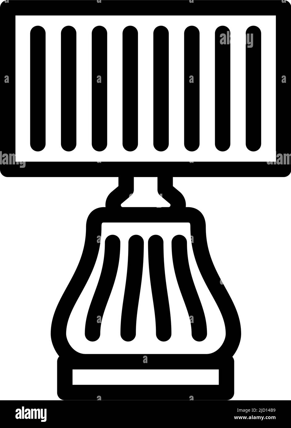 stylish lamp line icon vector illustration Stock Vector Image & Art - Alamy