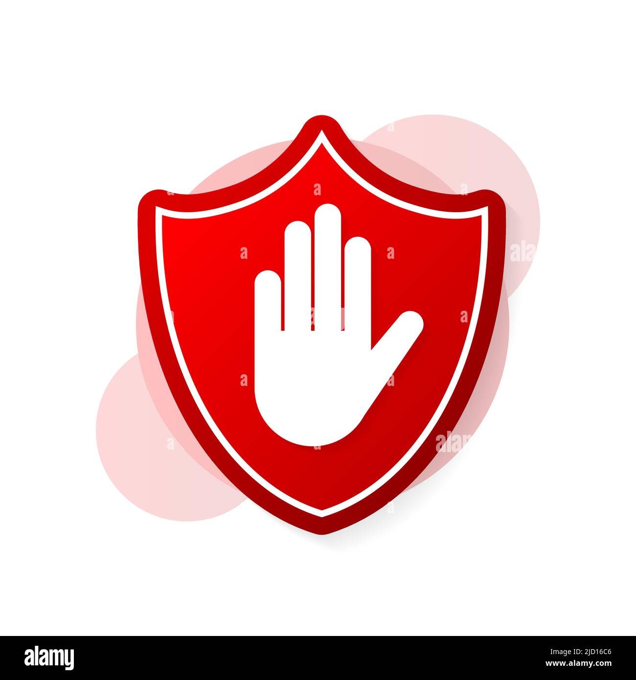 Advertising with ad blocked for promotion design. Vector illustration ...