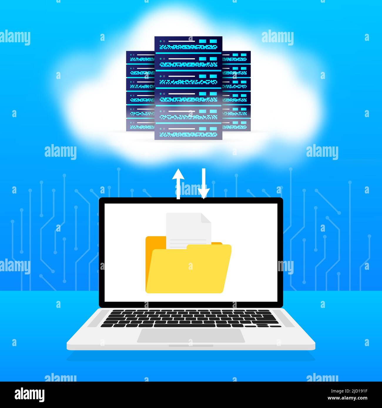 Abstract data center transport. Abstract vector background. Vector template Stock Vector