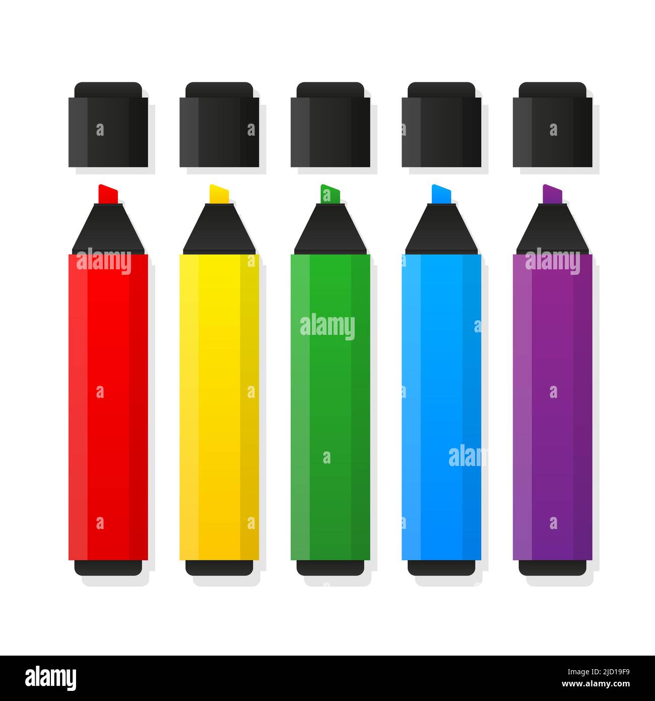 Icon for paper design. Blue, white color. Vector drawing. 3d realistic ...