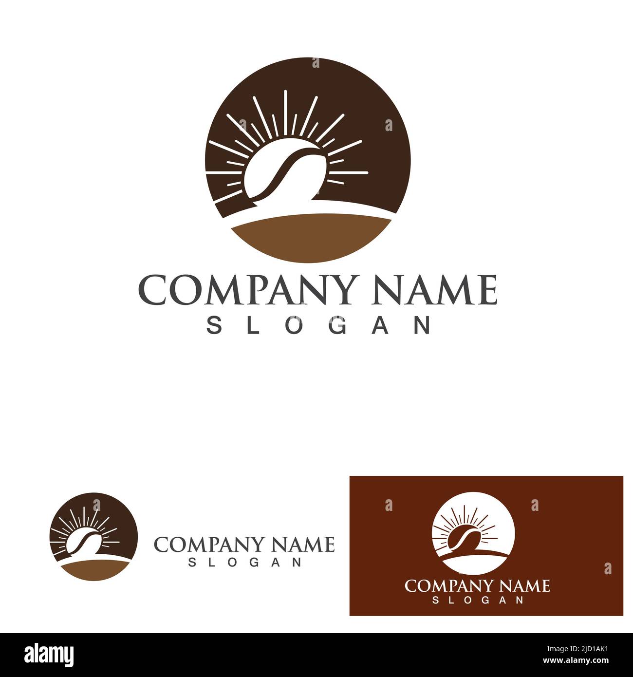coffee bean icon vector illustration template Stock Vector Image & Art ...