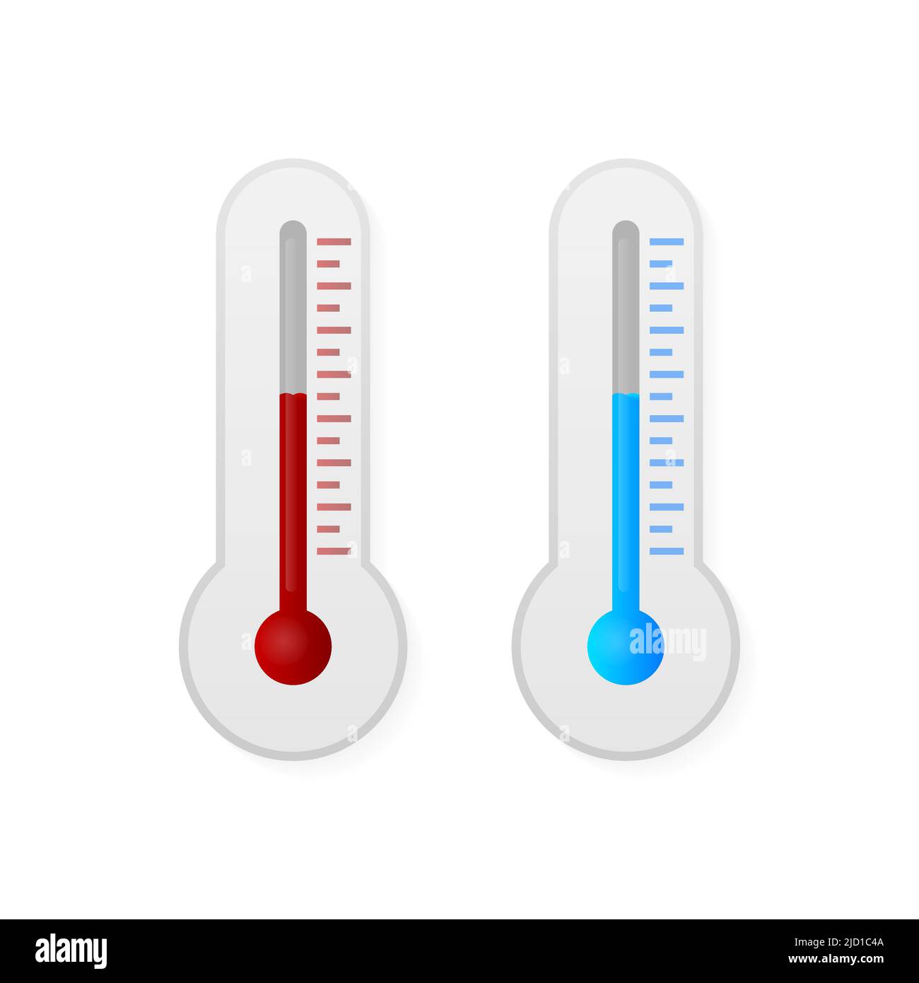 Linear measuring temperature for medical design. Vector logo Stock ...