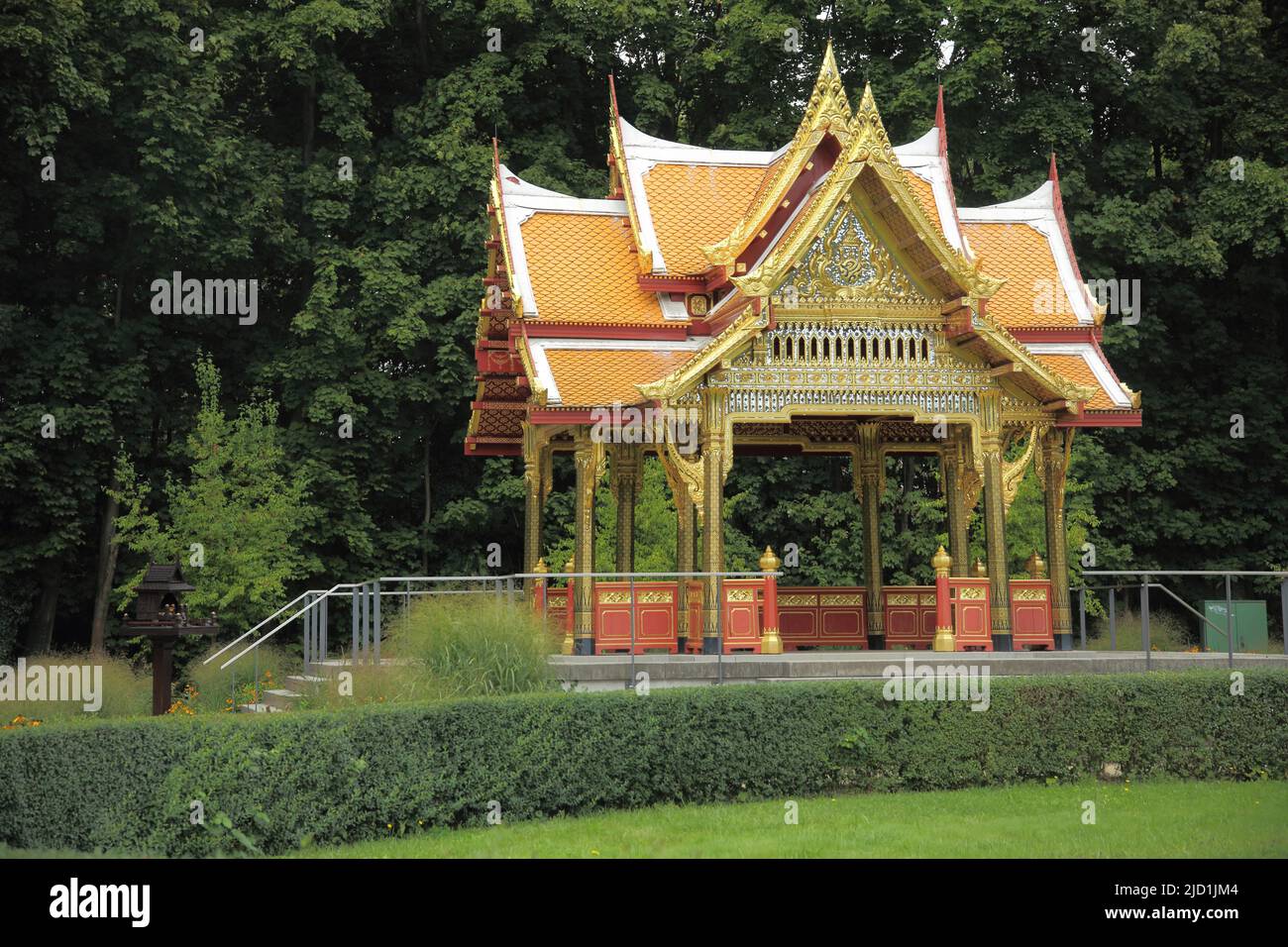 Siamese Temple SalaThai II in the spa garden in Bad Homburg, Hesse