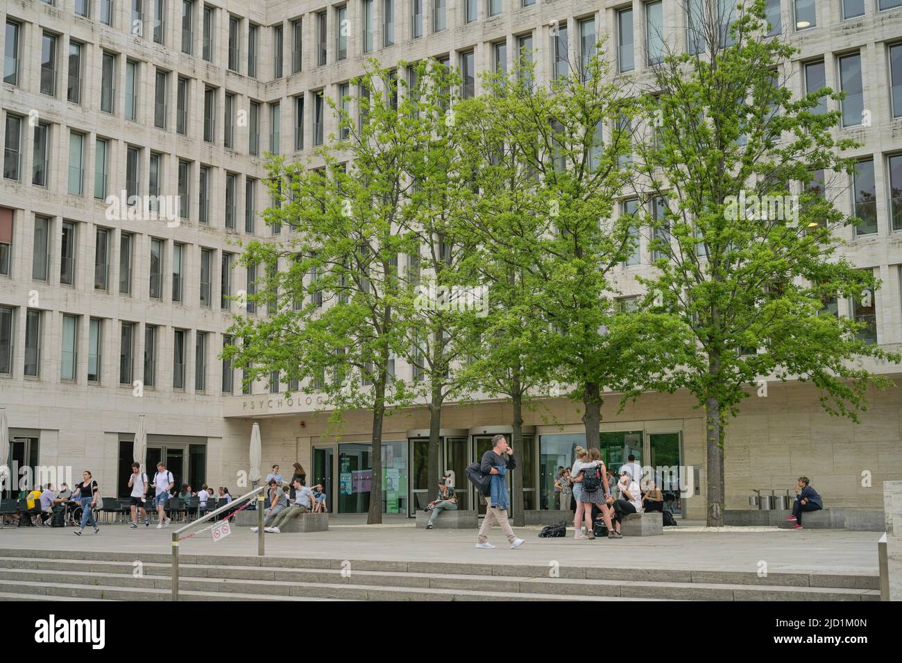 PEG Building: Psychology Education and Social Sciences, Goethe University, Westend Campus, Frankfurt am Main, Hesse, Germany Stock Photo