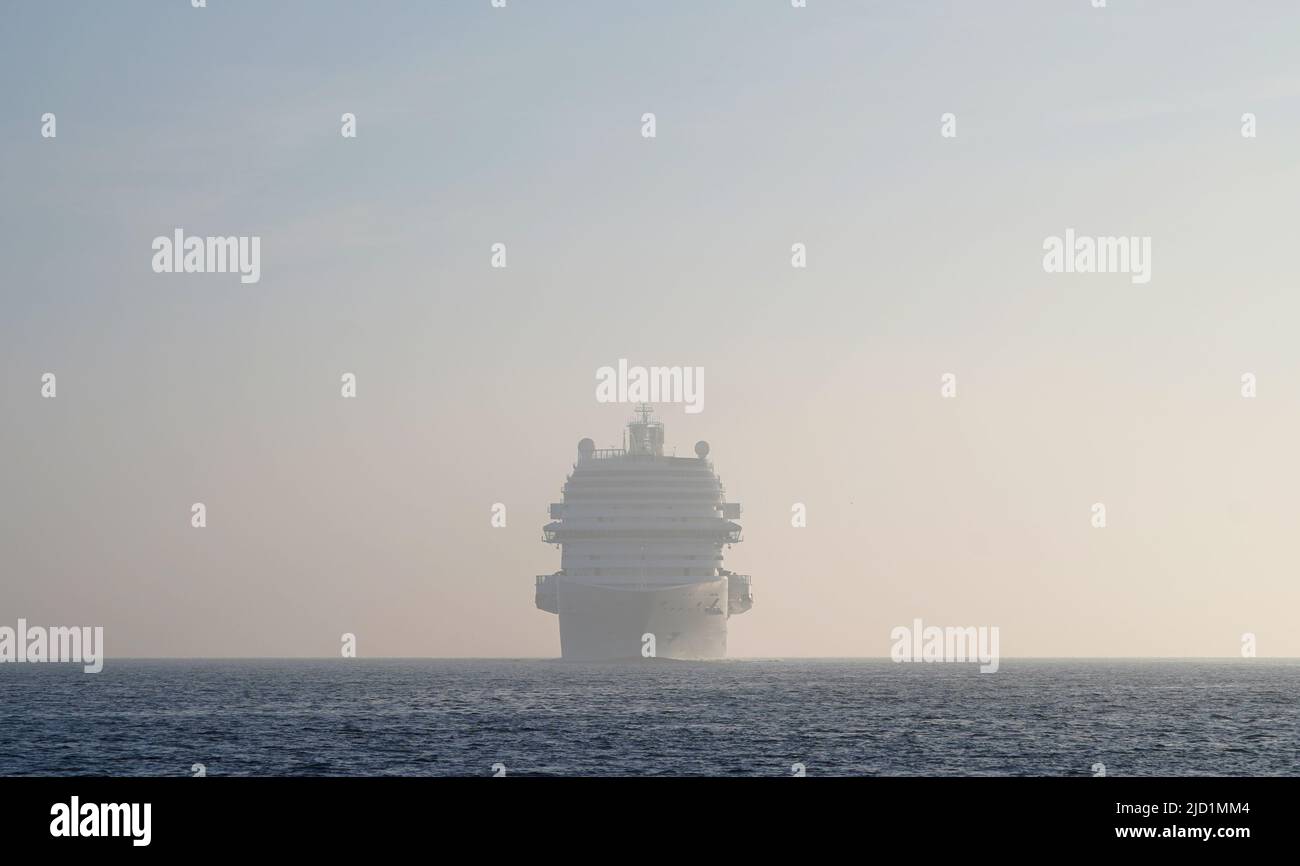 Kiel, Germany. 17th June, 2022. The cruise ship "Costa Diadema" from