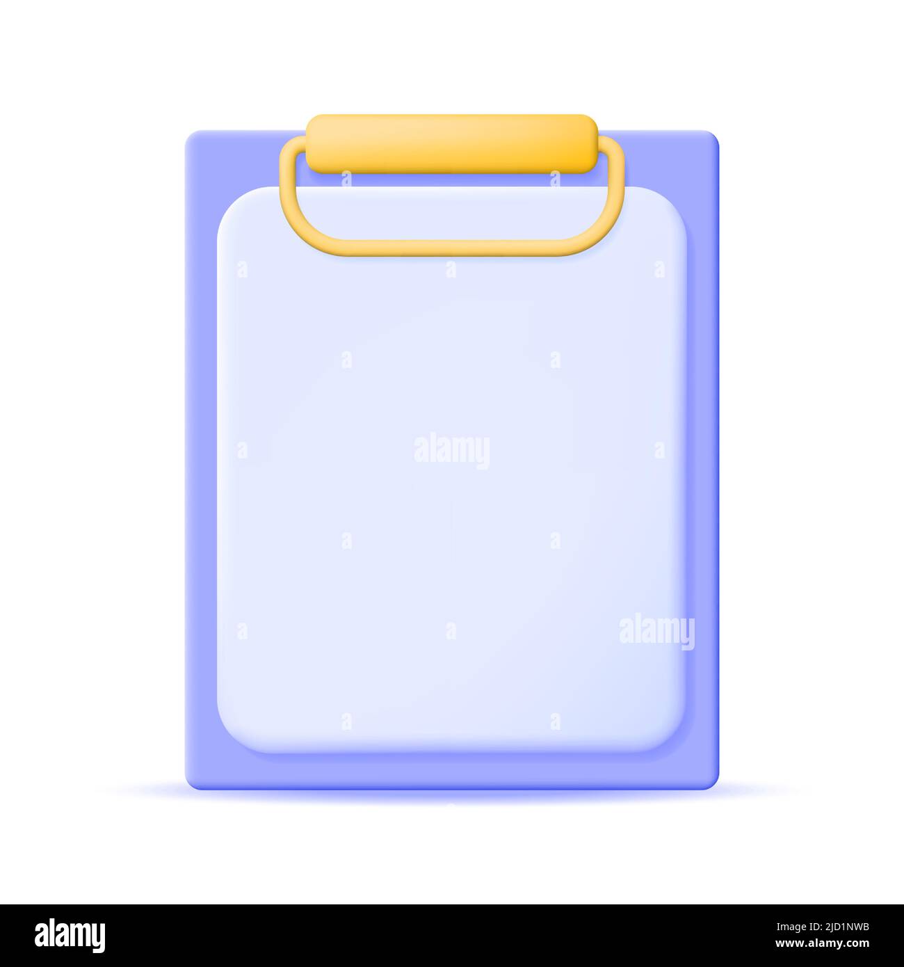 Realistic 3d Clipboard with Empty Paper Sheet Stock Vector Image & Art ...