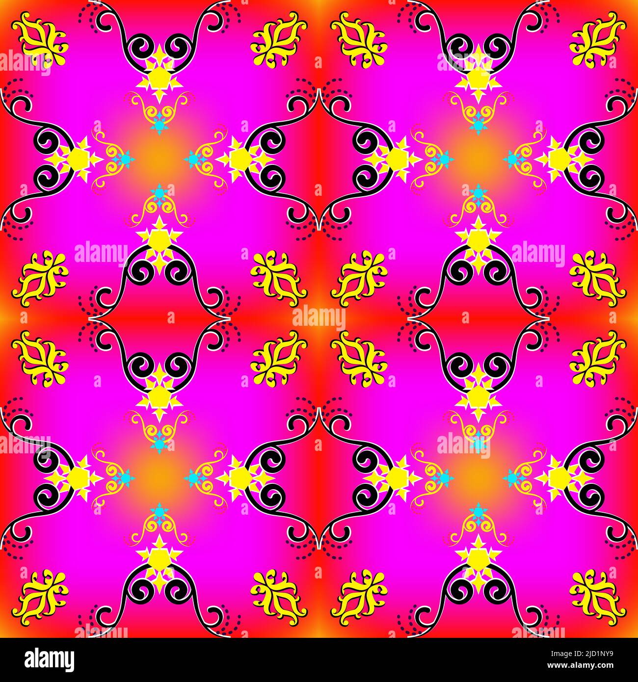 Seamless pattern multicolor in the Arabian style. Sample traditional ...