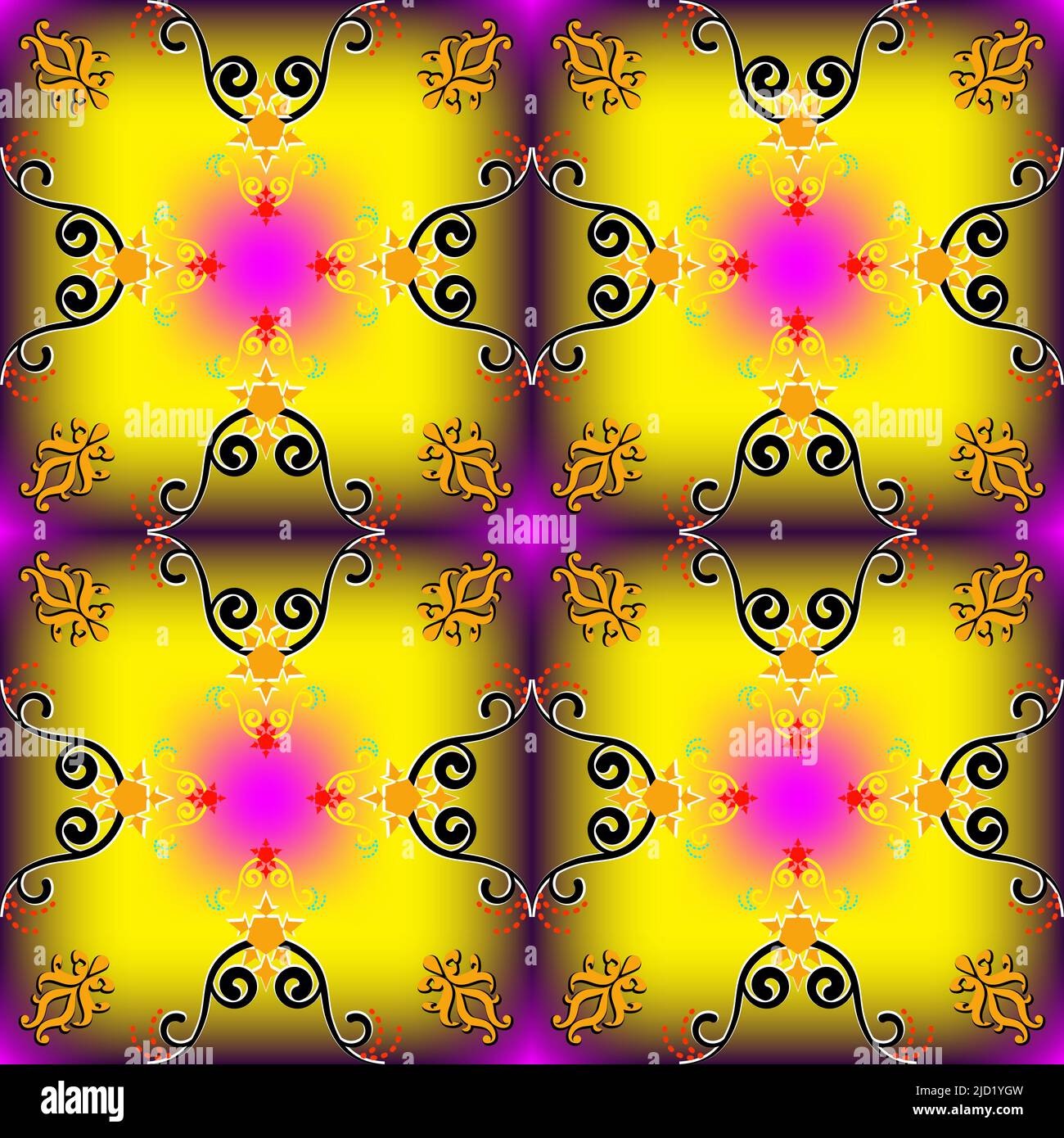 Seamless pattern multicolor in the Arabian style. Sample traditional ...