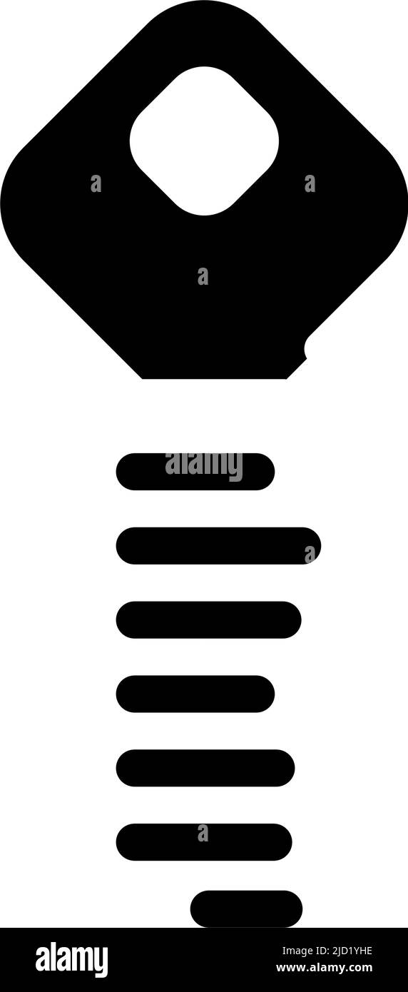 digital key glyph icon vector illustration Stock Vector Image & Art - Alamy