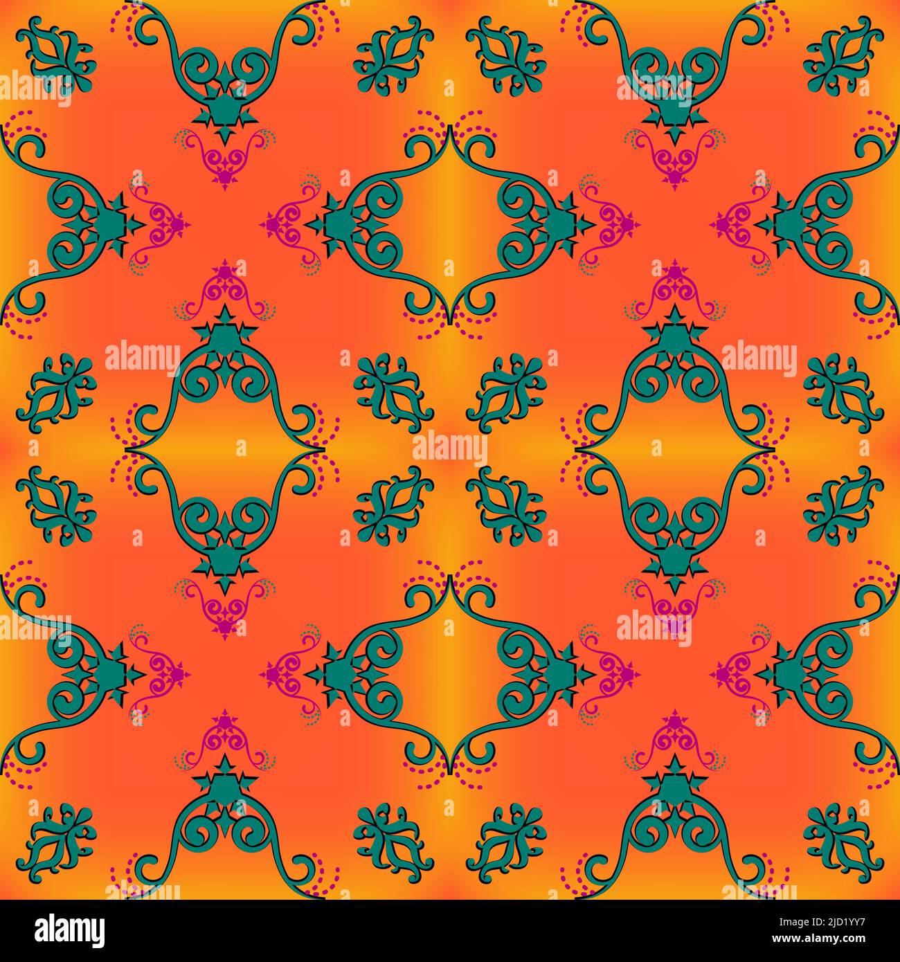 Seamless pattern multicolor in the Arabian style. Sample traditional ...