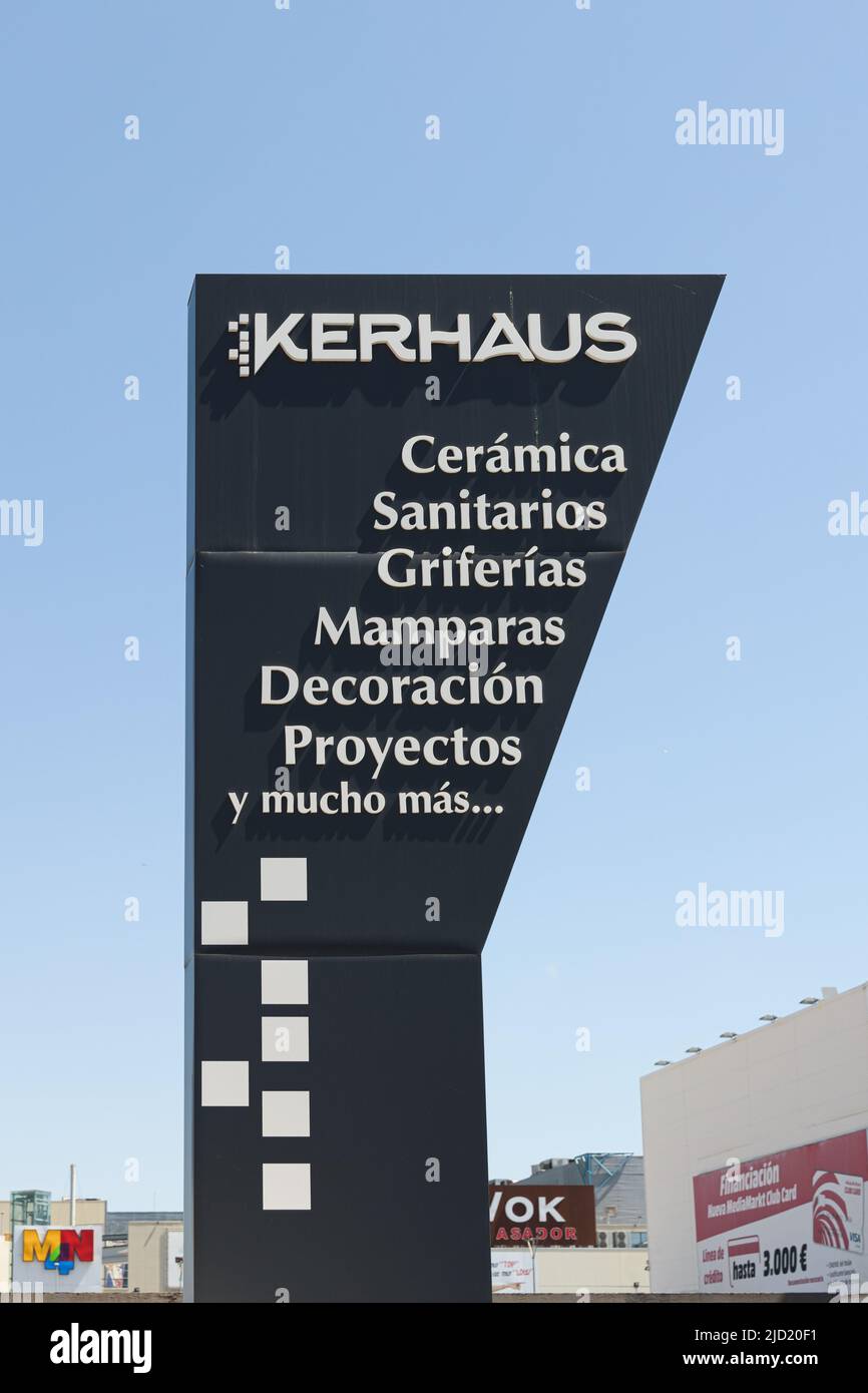 ALFAFAR, SPAIN - JUNE 06, 2022: Kerhaus is a company dedicated to home quality products distribution Stock Photo