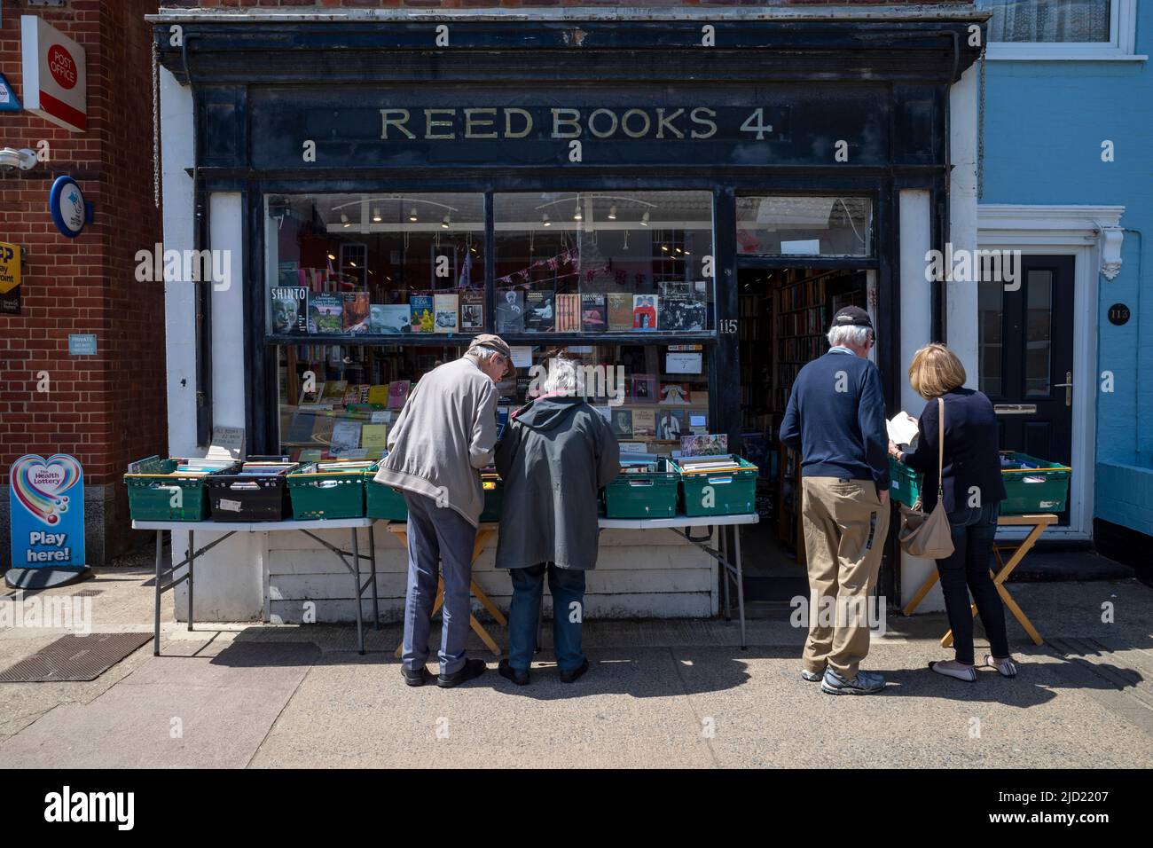 Reed Books Aldeburgh, Suffolk, England Stock Photo Alamy