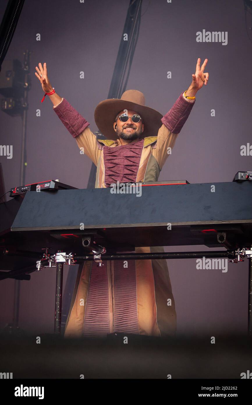 Oslo, Norway. 16th June, 2022. The Norwegian electronic music duo